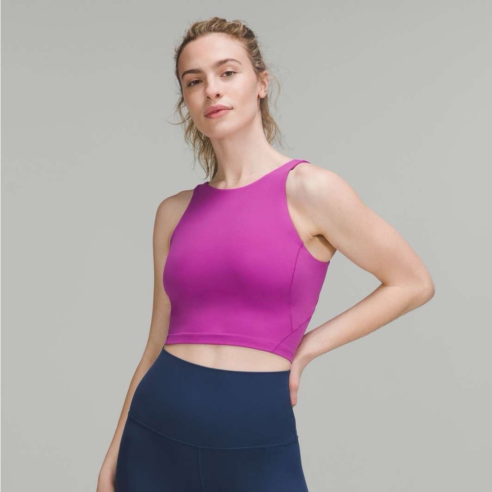 Align High-Neck Tank Top - 6 - Vivid Plum - NWT